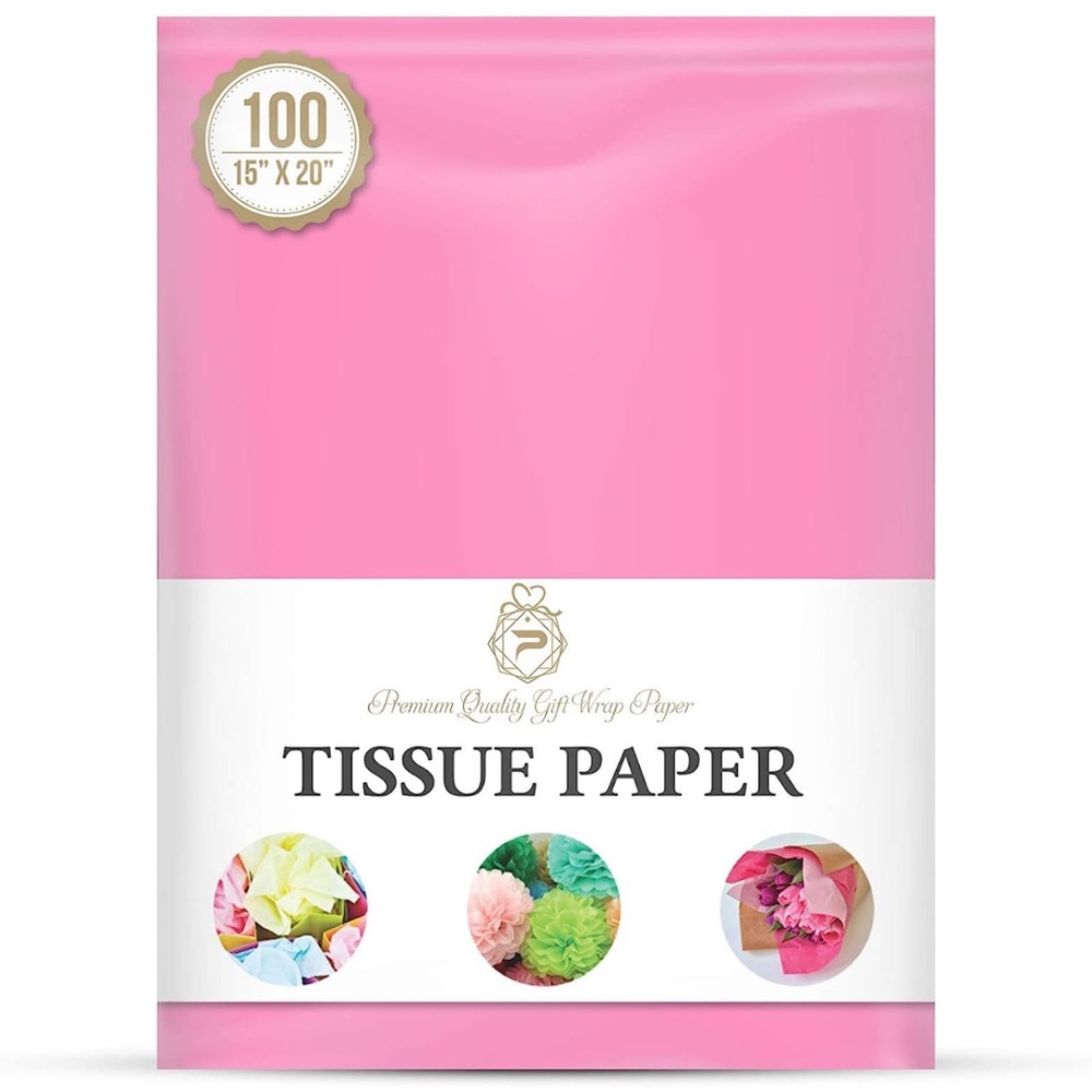 100 15x20”  Pink Tissue Paper PRICE IS FIRM
